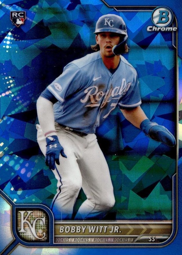 Bobby Witt Jr. 2022 Bowman Chrome Sapphire Edition #77 Base 