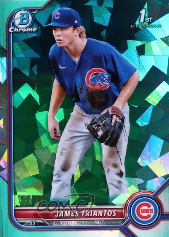 2022 Bowman Chrome Sapphire Edition #BCP-208 Prospects - Aqua /99 (1st)