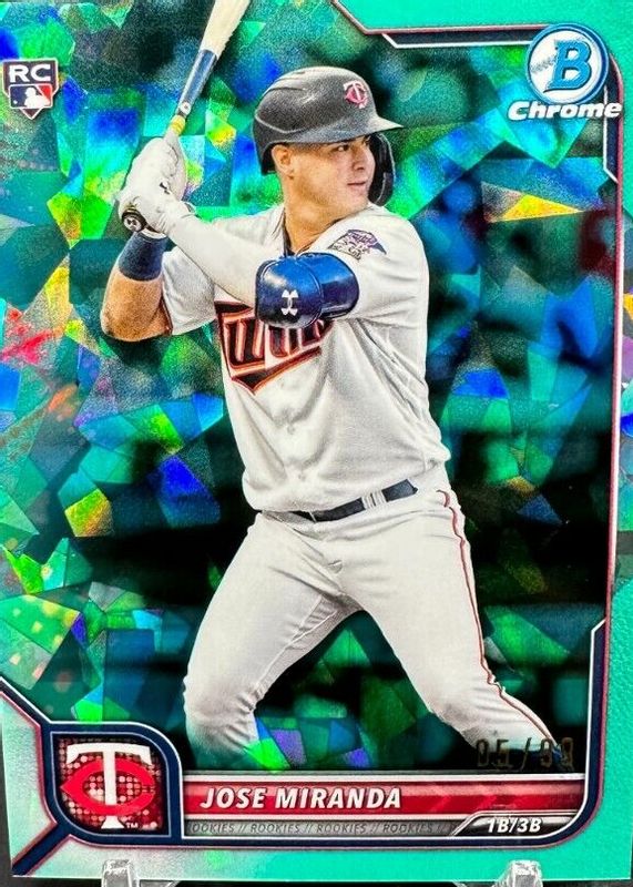 2022 Bowman Chrome Sapphire Edition #17 Aqua /99