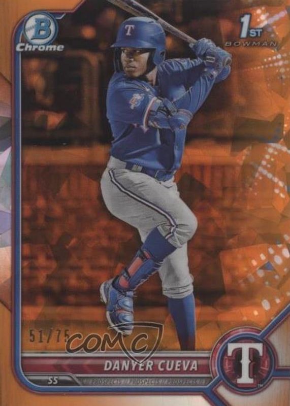 2022 Bowman Chrome Sapphire Edition #BCP-173 Prospects - Orange /75 (1st)