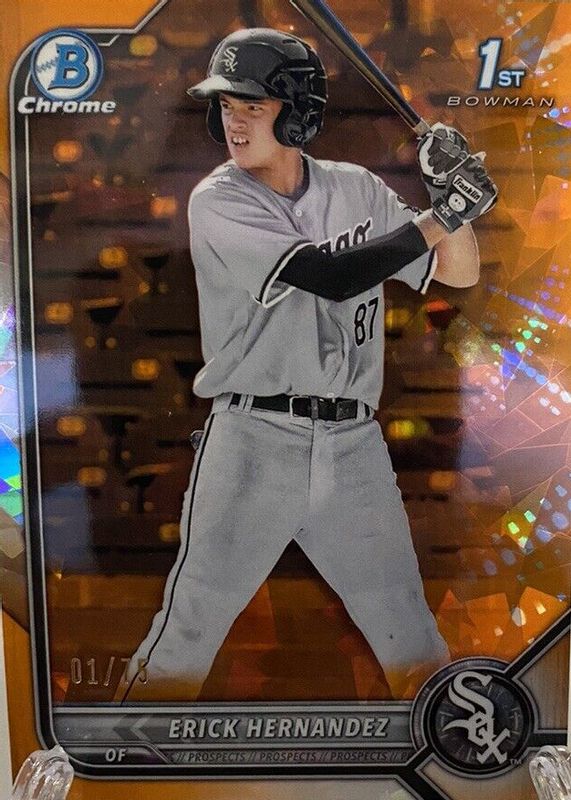 2022 Bowman Chrome Sapphire Edition #BCP-181 Prospects - Orange /75 (1st)