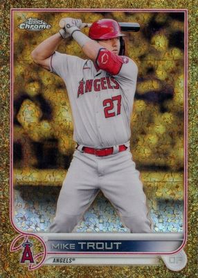 2022 Topps Gilded Collection #1 Mini-Diamond Gold Etch Refractor /50