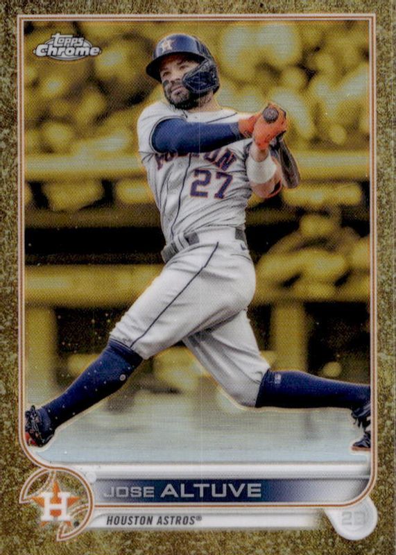 Jose Altuve 2022 Topps Gilded Collection #89 Base /99 PSA 8