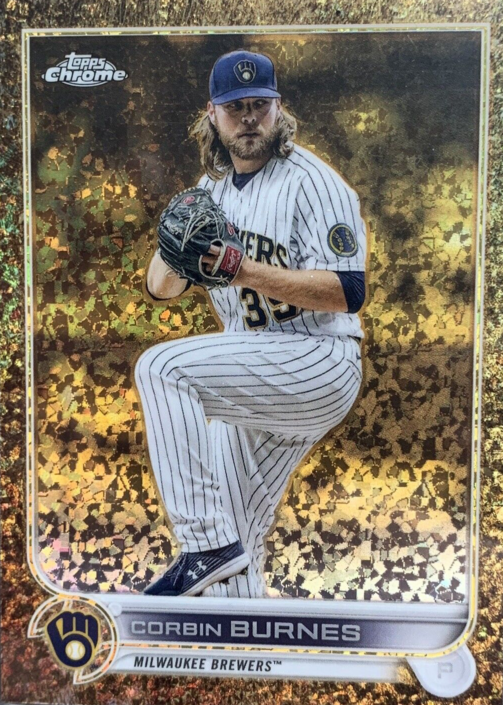 Corbin Burnes 2022 Topps Gilded Collection #79 Mini-Diamond