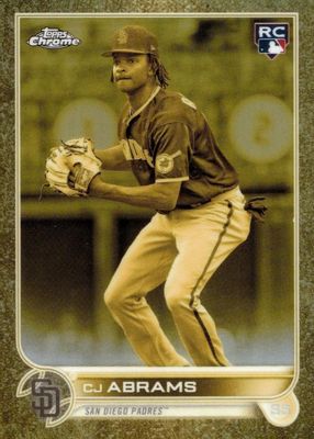 2022 Topps Gilded Collection #155 Cast in Gold /199