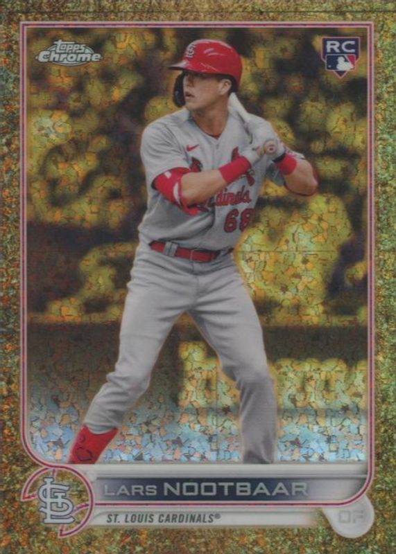 素晴らしい価格 Topps Nootbaar Lars Chrome Parallel Gold ベース ...