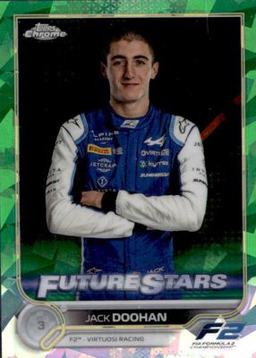 2022 Topps Chrome Formula 1 Sapphire Edition #79 Green /75
