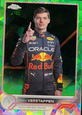 2022 Topps Chrome Formula 1 Sapphire Edition #1 Green /75