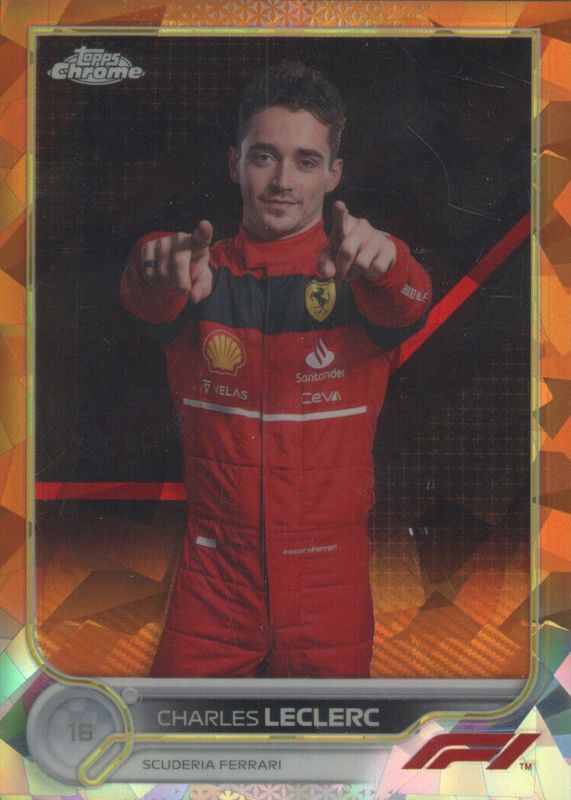 2022 Topps Chrome Formula 1 Sapphire Edition #25 Orange /25