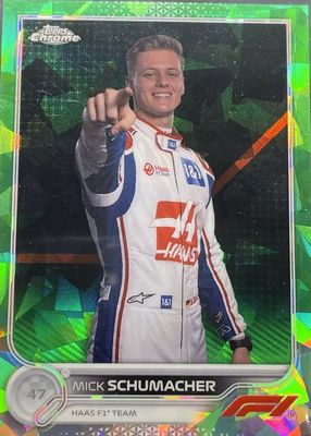 2022 Topps Chrome Formula 1 Sapphire Edition #69 Green /75