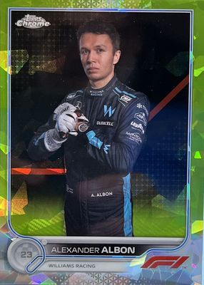 2022 Topps Chrome Formula 1 Sapphire Edition #54 Chartreuse /199