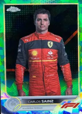 2022 Topps Chrome Formula 1 Sapphire Edition #29 Green /75