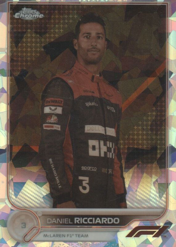 Daniel Ricciardo 2022 Topps Chrome Formula 1 Sapphire Edition #37 Sepia /100 SGC 10