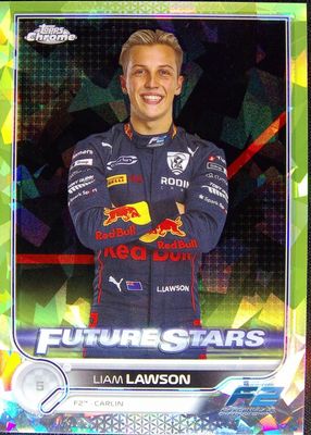 2022 Topps Chrome Formula 1 Sapphire Edition #81 Chartreuse /199