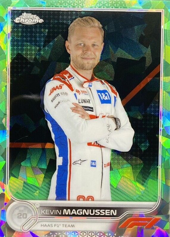 Kevin Magnussen 2022 Topps Chrome Formula 1 Sapphire Edition #73 Green /75 PSA 9