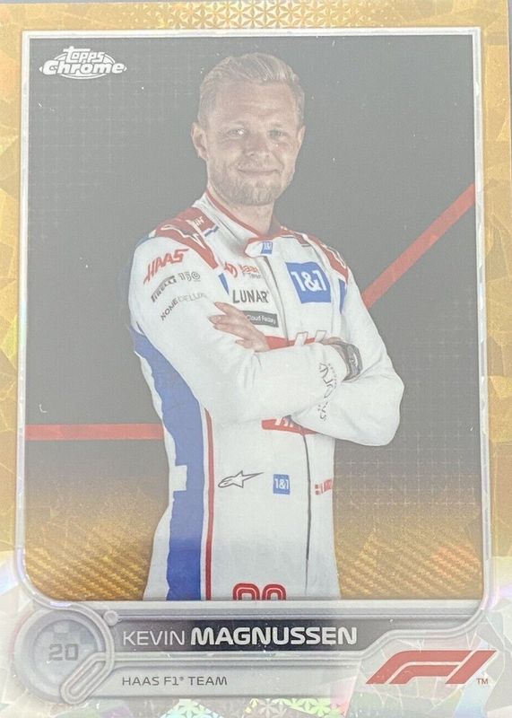 Kevin Magnussen 2022 Topps Chrome Formula 1 Sapphire Edition #73 Gold /50 BGS 9.5