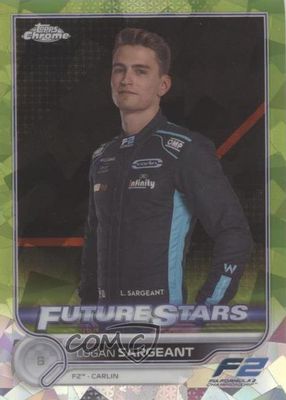 2022 Topps Chrome Formula 1 Sapphire Edition #82 Chartreuse /199