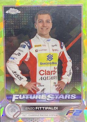 2022 Topps Chrome Formula 1 Sapphire Edition #95 Chartreuse /199