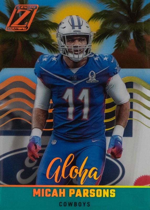 Micah Parsons 2022 Zenith #AL-14 Aloha /(SSP) RAW