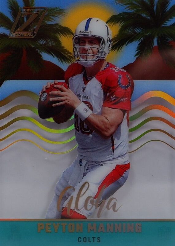 Peyton Manning 2022 Zenith #AL-2 Aloha /(SSP) RAW