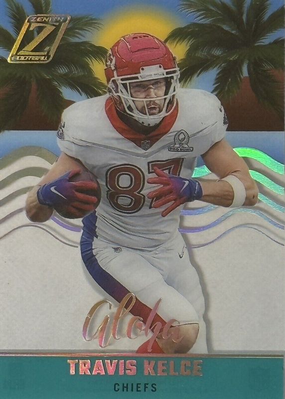 Travis Kelce 2022 Zenith #AL-30 Aloha /(SSP) PSA 10