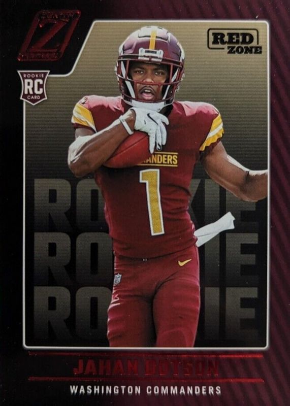Jahan Dotson 2022 Zenith #110 Red Zone Rookie RAW