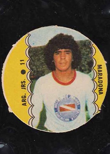 Diego Maradona 1977 Crack Futbol Discs Campeonato #11