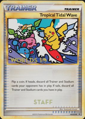 2010 HeartGold & SoulSilver: Black Star Promo #HGSS18 2010 World Championships (Staff)