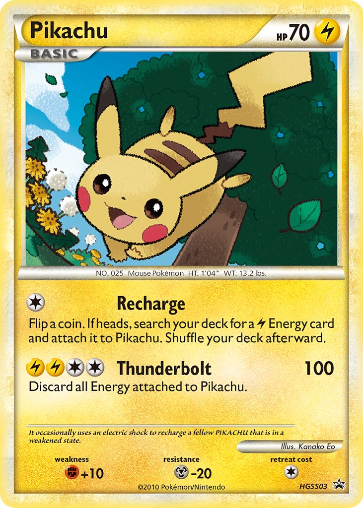 pikachu pokemon card 2010 eBay Auction Item 283008247556 TCG Cards Heartgold & Soulsilver Pikachu World Collection Promos Type Pikachu 2010 HeartGold & SoulSilver:
