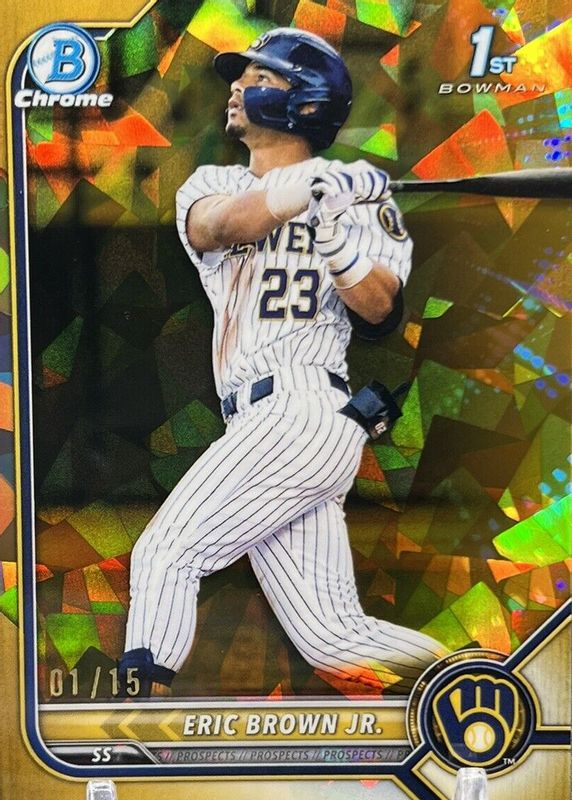 2022 Bowman Draft Sapphire Edition #BDC-48 Chrome - Gold /15 (1st)