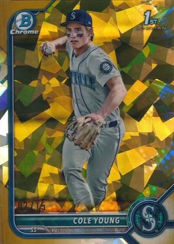 2022 Bowman Draft Sapphire Edition #BDC-112 Chrome - Gold /15 (1st)