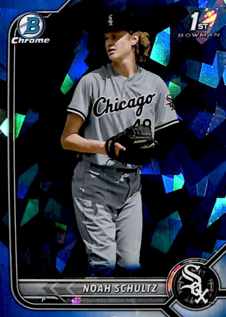 Noah Schultz 2022 Bowman Draft Sapphire Edition #BDC-56