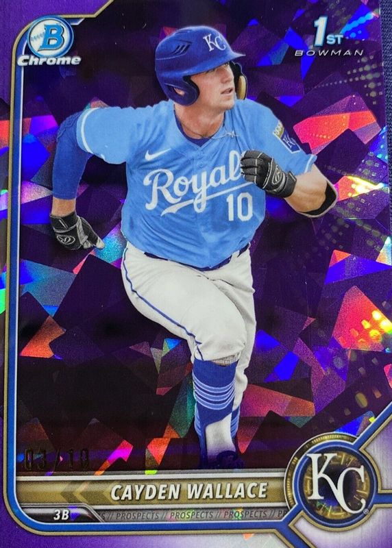 2022 Bowman Draft Sapphire Edition #BDC-12 Chrome - Purple /10 (1st)