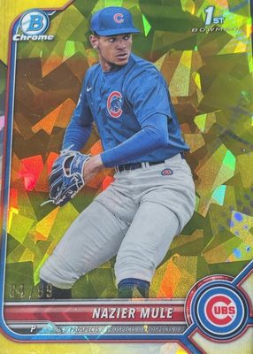 2022 Bowman Draft Sapphire Edition #BDC-77 Chrome - Yellow /99 (1st)