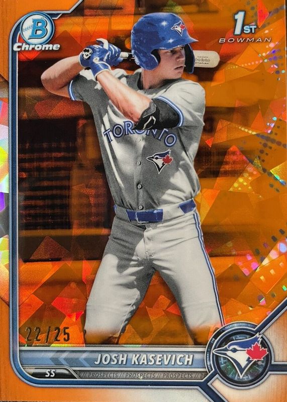 Josh Kasevich 2022 Bowman Draft Sapphire Edition #BDC-45 Chrome