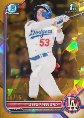 2022 Bowman Draft Sapphire Edition #BDC-194 Chrome - Gold /15 (1st)