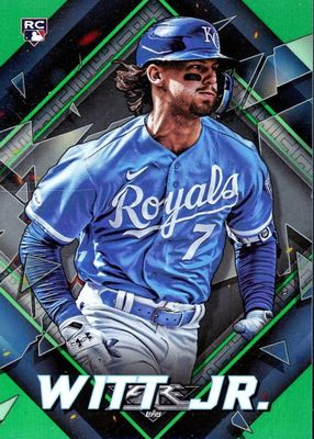 2022 Topps Fire #198 Green /199