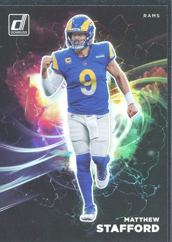 Matthew Stafford 2022 Donruss #NM-MS Night Moves /(SSP) BGS 10 PRISTINE