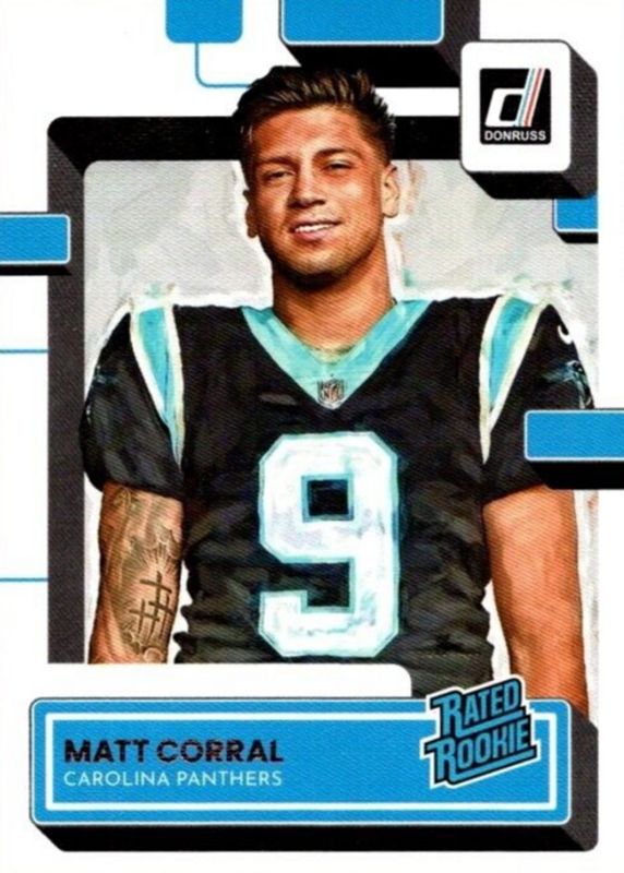 Matt Corral 2022 Donruss #302 Canvas Rookie RAW