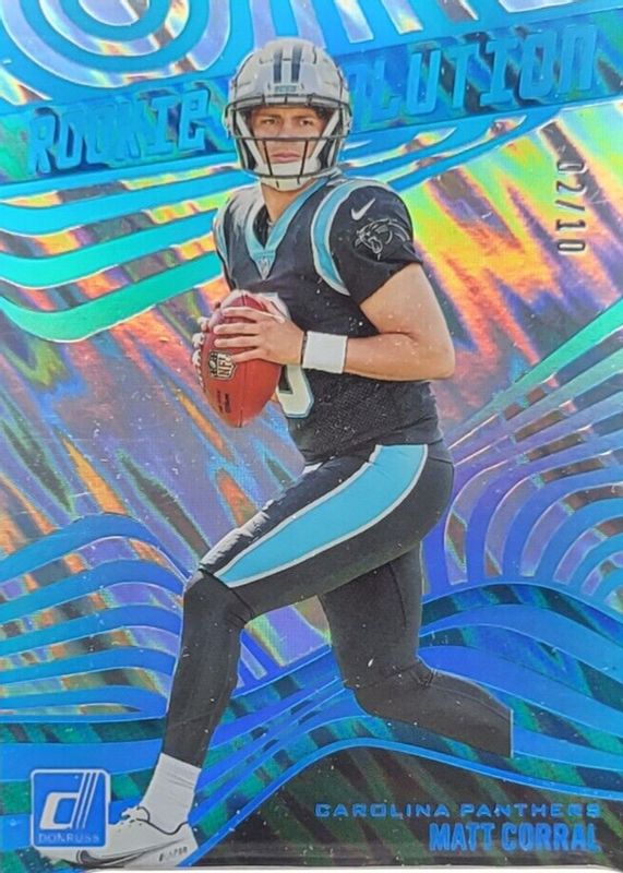 Matt Corral 2022 Donruss #REV-2 Rookie Revolution - Lava /10 SGC 10