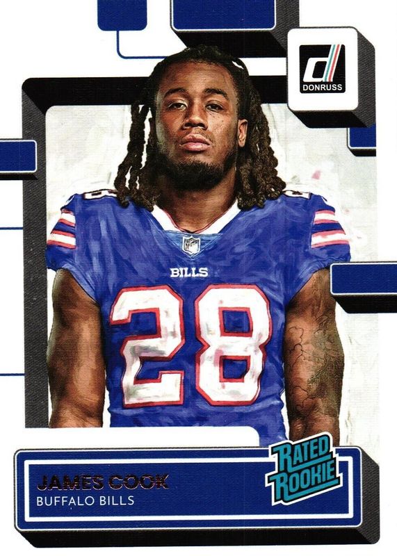 James Cook 2022 Donruss #315 Canvas Rookie SGC 10