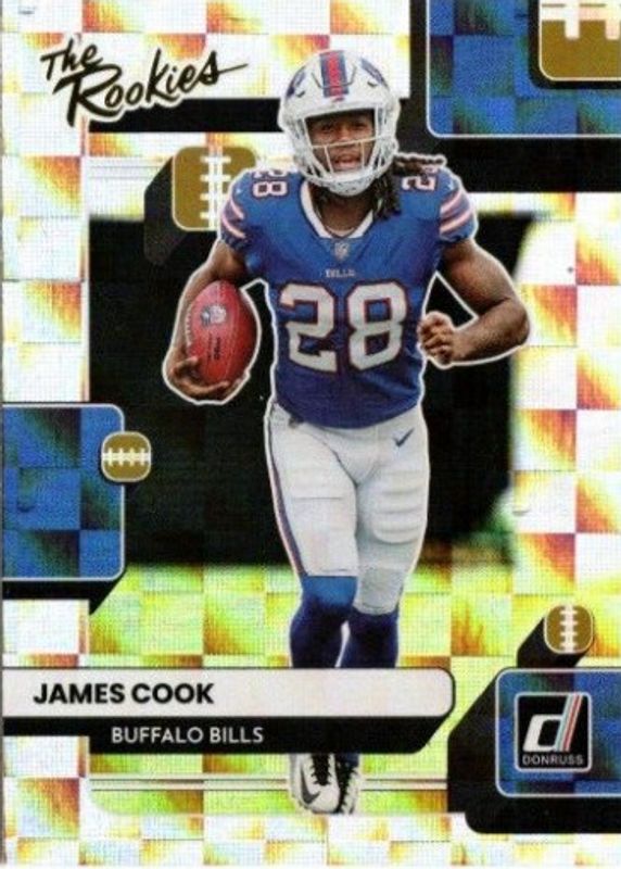 James Cook 2022 Donruss #TR-15 The Rookies Rookie PSA 10