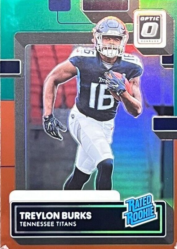 Treylon Burks 2022 Donruss #P-312 Optic Preview Rookie RAW