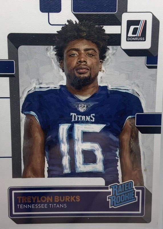 Treylon Burks 2022 Donruss #312 Portrait Rookie SGC 9.5