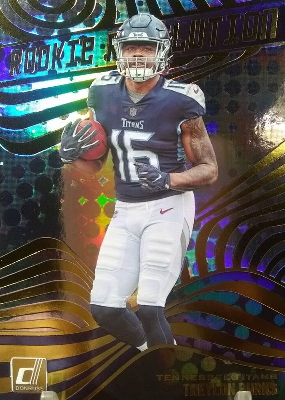 Treylon Burks 2022 Donruss #REV-11 Rookie Revolution Rookie SGC 9.5