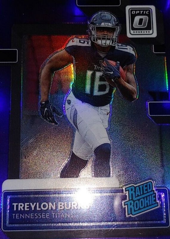 Treylon Burks 2022 Donruss #P-312 Optic Preview - Purple /50 Rookie BGS 9.5