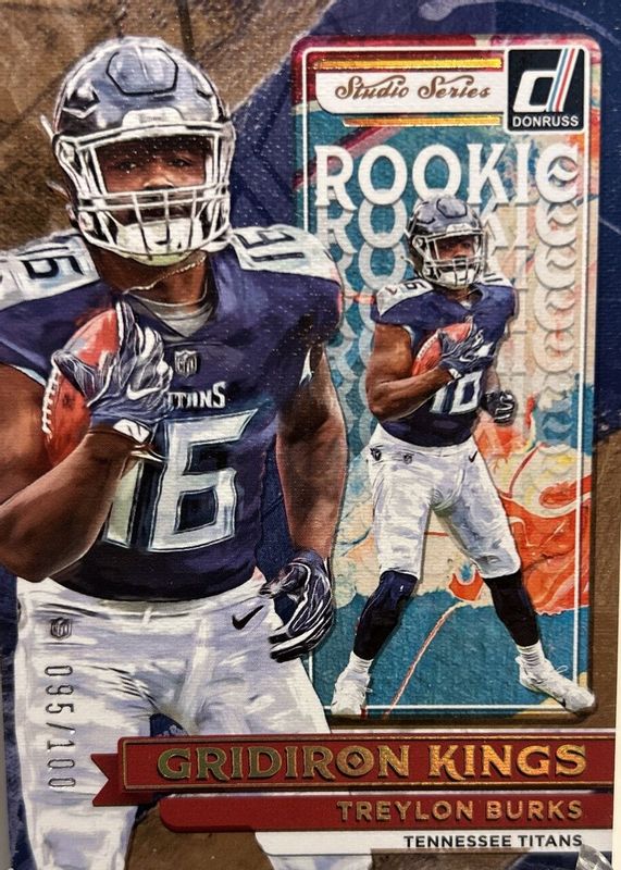 Treylon Burks 2022 Donruss #RGK-9 Rookie Gridiron Kings - Studio Series /100 Rookie SGC 10