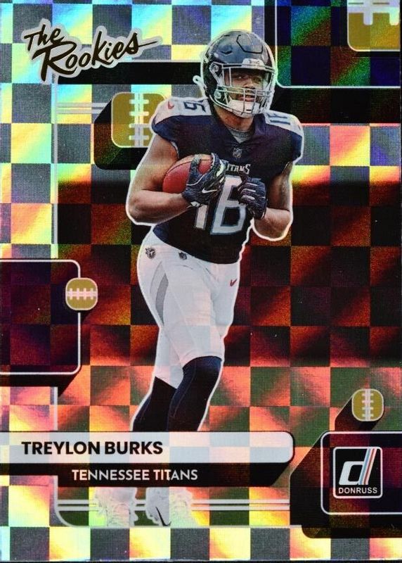 Treylon Burks 2022 Donruss #TR-12 The Rookies Rookie SGC 10