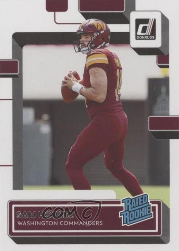 Sam Howell 2022 Donruss #305 Aqueous Test Rookie RAW