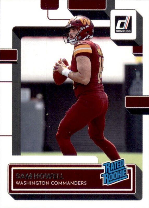 Sam Howell 2022 Donruss #305 Base Rookie RAW